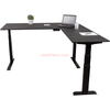 90°-120°Electric Corner L-Shaped Standing Desk, Height Adjustable, Memory Controller