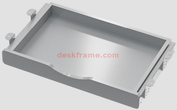 Under Desk Drawer Slide Out for Office,fiber Table Drawer, Standing Desk Drawer Attachment, Under Desk Drawer for Desk, Undermount Drawer, Sliding Drawer