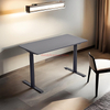  Manual Standing Desk Adjustable Height，Hand- Crank Stand Up Desk, Sit Stand Desk with Frame & Desktop, Computer Desk