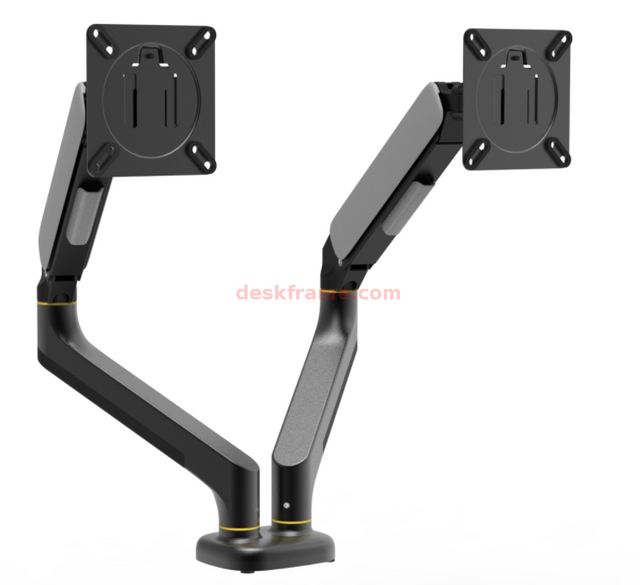 Dual Monitor Mount, 2Monitor Arm, Adjustable Stand, Mount with Clamp and Grommet Base 