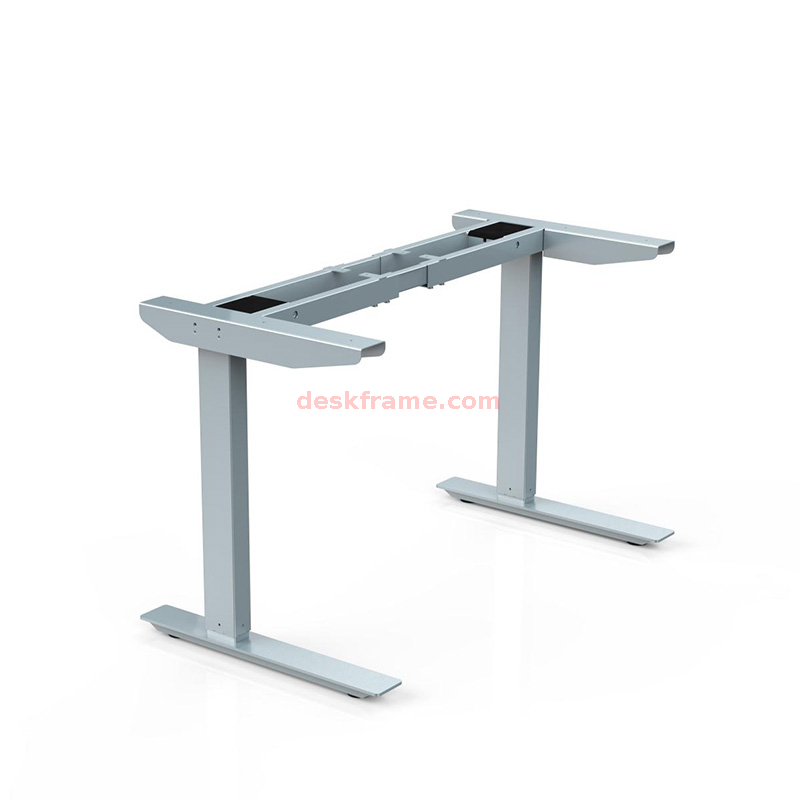  Dual Motor Electric Height Adjustable Standing Desk Sit-Stand Desk for Home Office, Ergonomic Desk, Stable T-Style Legs, Easy Assembly 