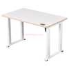 Adjustable Work Bench with Power Outlet, Work Table for Garage, Hardwood Workbench,Heavy Duty Table for Workshop Office Home Commercial