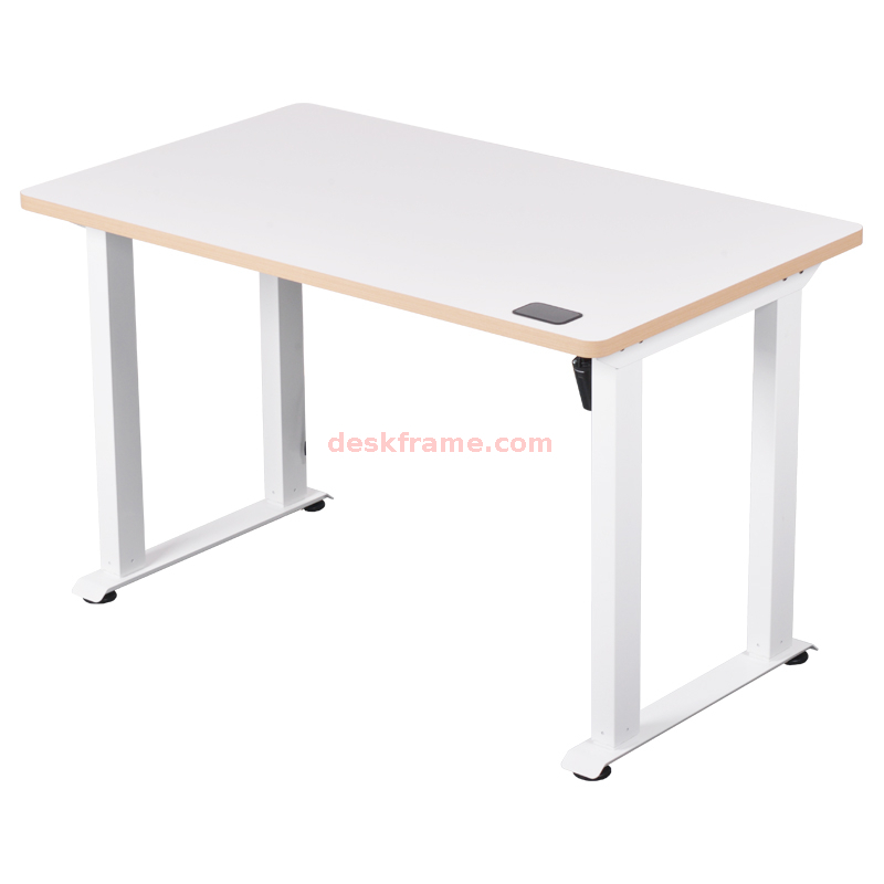 Adjustable Work Bench with Power Outlet, Work Table for Garage, Hardwood Workbench,Heavy Duty Table for Workshop Office Home Commercial