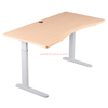 C-Shaped Home Office Desks,study Desk with Metal Frame Oval Tube