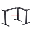 L-Shaped Electric Standing Desk With Three Motors Height Adjustable 