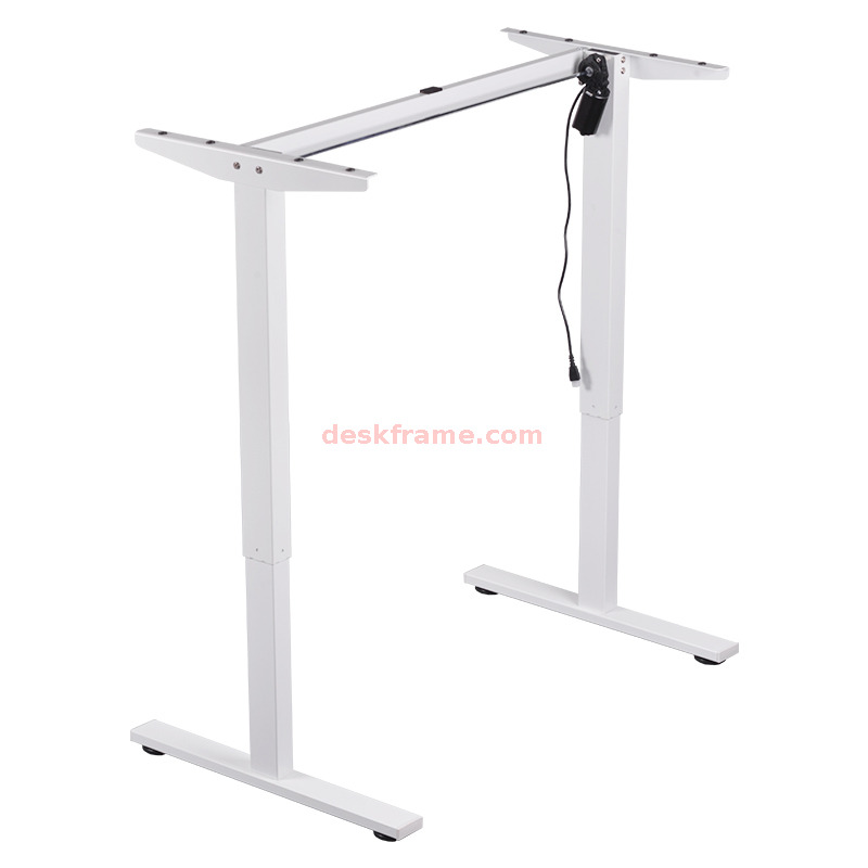 Single Motor Standing Desk Frame,Height-adjustable Desk Frame with Memory Controls, CE Certified, Height Adjustable, Table Legs, Ergonomic Standing Desk Base