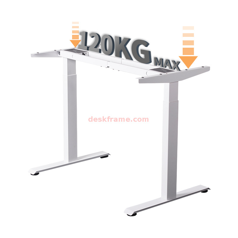  Dual Motor Adjustable Stand Up Desk with Memory Preset, Standing Desk Electric Stand Up Desk Home Office Desk Computer Workstation Sit Stand Desk
