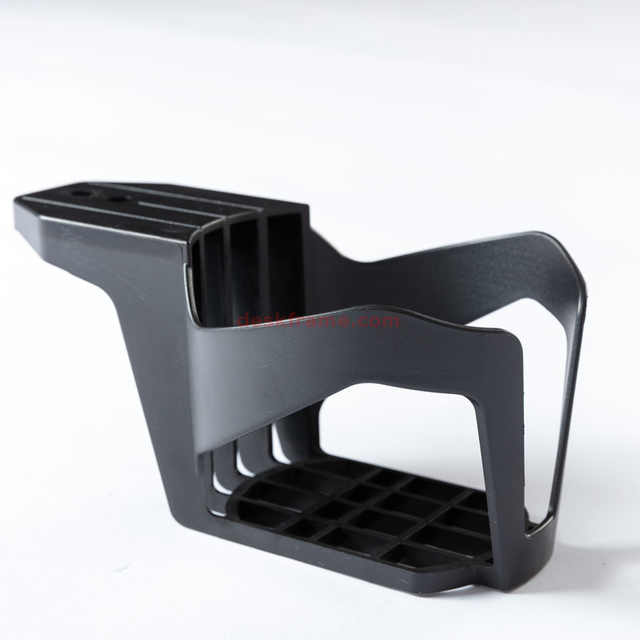 Accessories Large Plastic Cup Holders,Upgraded Large Desk Cup Holder Clamp, Anti-Spill Table Cup Holder, Metal Office & PC Gaming Desk， Black