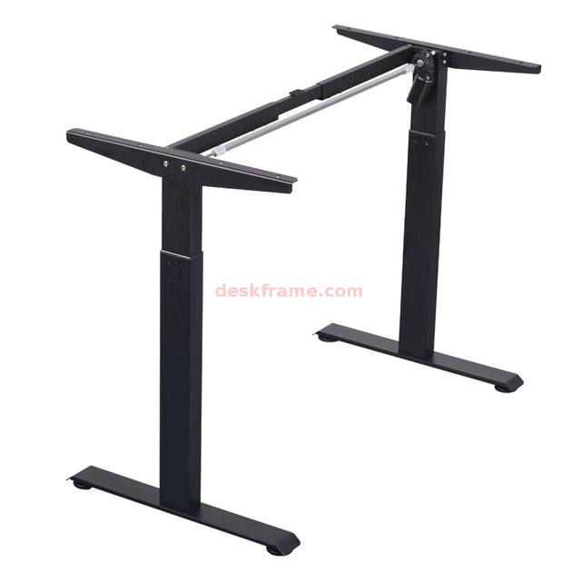 Electric Height Adjustable Standing Desk Sit Stand Up Desk Home Office Computer Desk Memory Preset 
