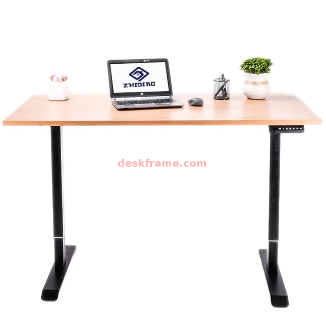 Electric Sit Stand Desk Single Motor with Tabletop