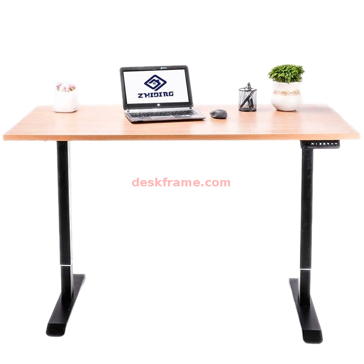 Electric Sit Stand Desk Single Motor with Tabletop
