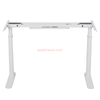 C-Shaped Home Office Desks,study Desk with Metal Frame Oval Tube