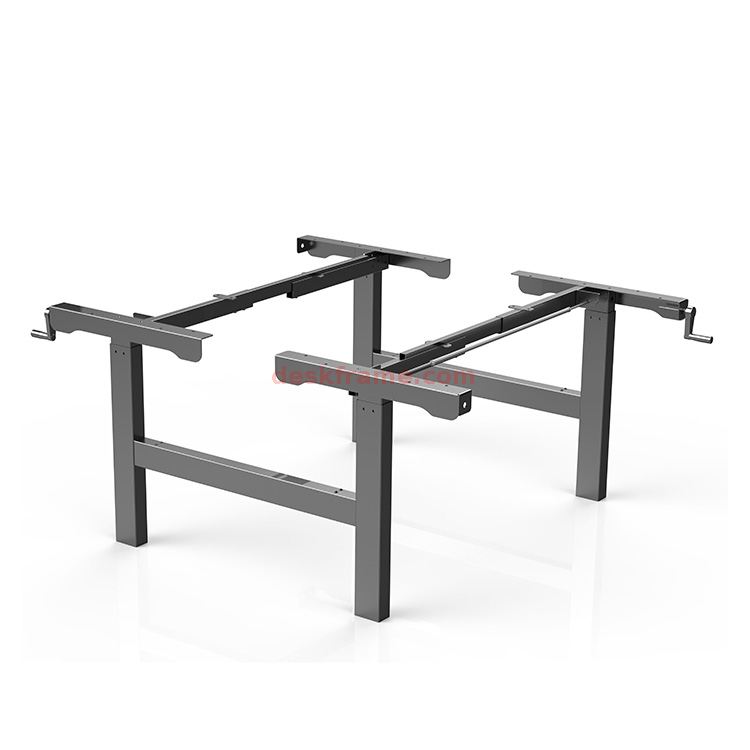 Face To Face Workbenches，office Desk，twin Desks，Custom OEM Metal Frame Office Workstation Desk Staff Desk Long Computer Sit Stand Desk