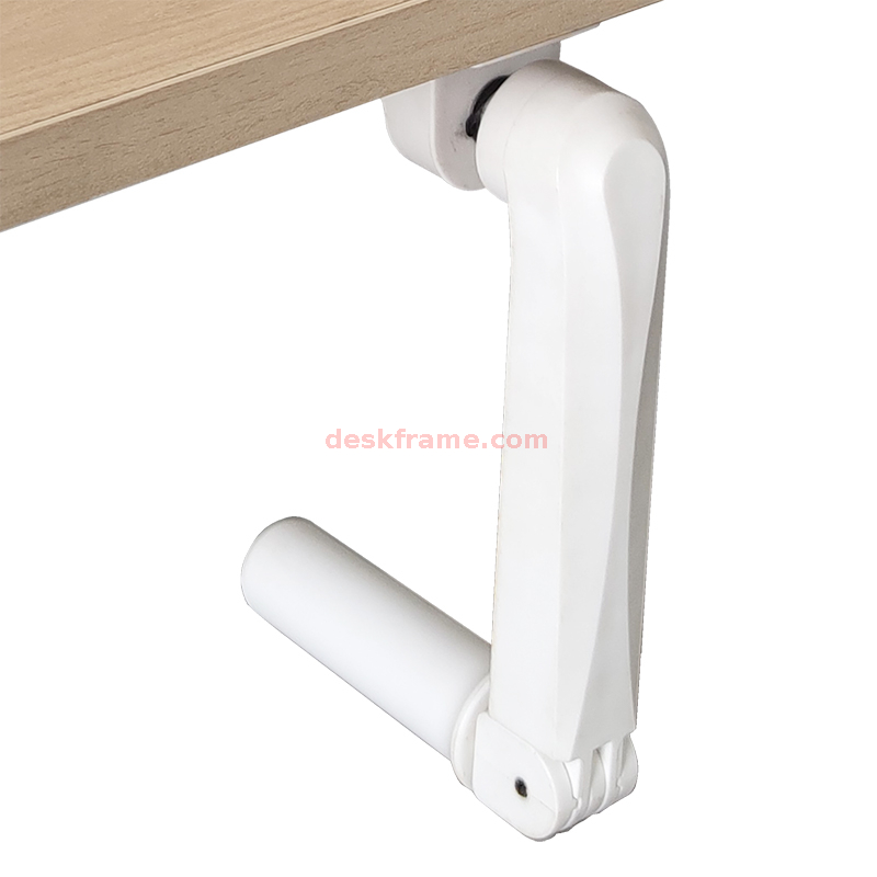 Manual Standing Desk Adjustable Height，Hand- Crank Stand Up Desk, Sit Stand Desk with Frame & Desktop, Study Desk