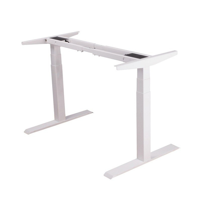 Dual Motor 3 Stage Square Lifting Column Desk Frame