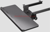 Under Desk Keyboard Tray,One Knob Control, Undermount Sliding Computer Keyboard and Mouse Tray with Wrist Rest,Adjustable Height
