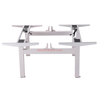 Face To Face Workbenches，office Desk，twin Desks，Custom Metal Frame Office Workstation Desk Staff Desk, Long Computer Sit Stand Desk
