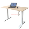 Manual Standing Desk Adjustable Height，Hand- Crank Stand Up Desk, Sit Stand Desk with Frame & Desktop, Study Desk
