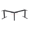 90°-120°Electric Corner L-Shaped Standing Desk, Height Adjustable, Memory Controller