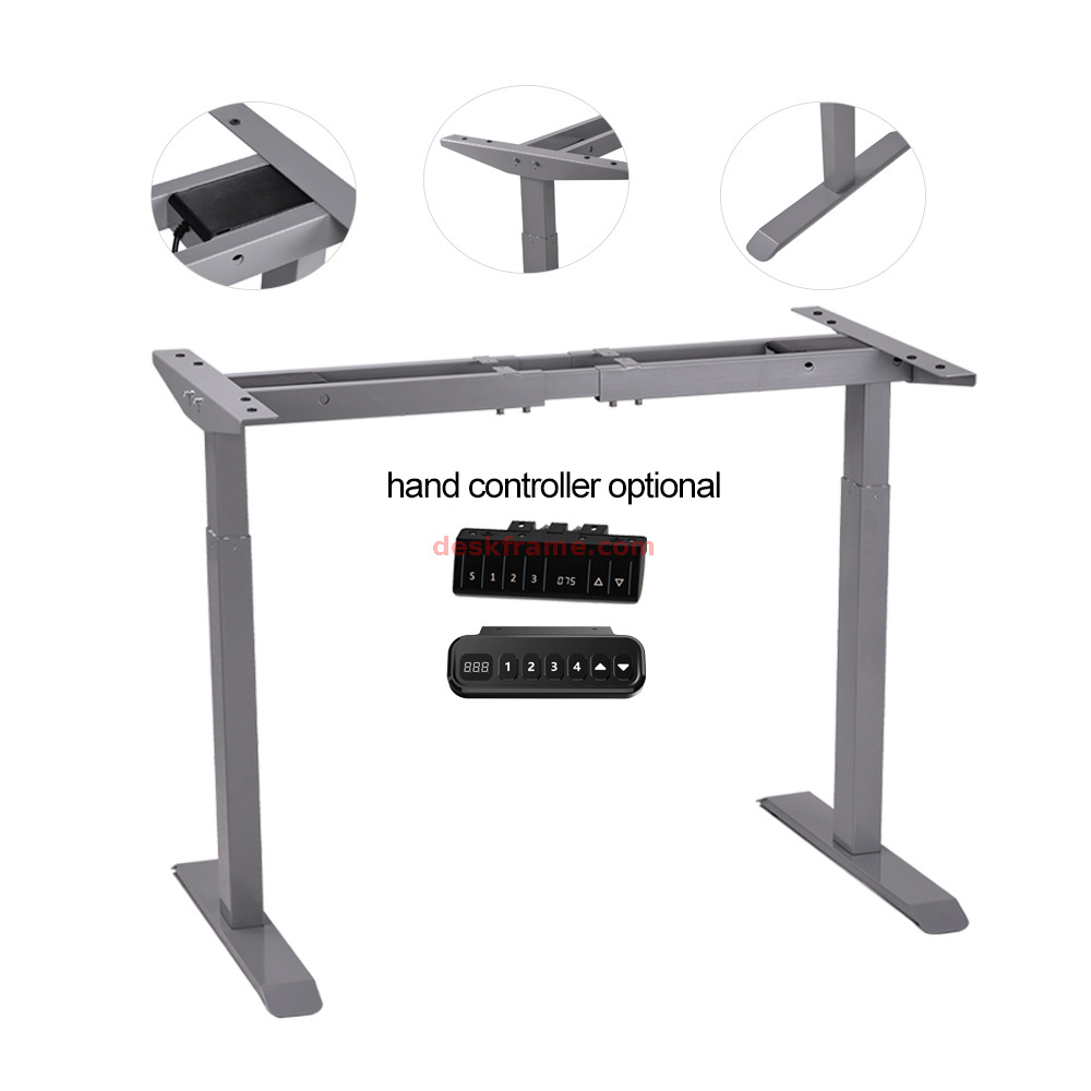 Adjustable Sit Stand Desk Dual Motor with Desk Top