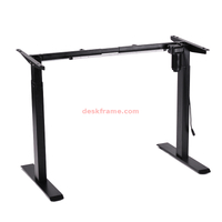 Adjustable Height Desk Base Single Motor