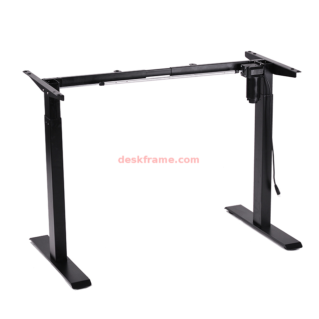 Adjustable Height Desk Base Single Motor