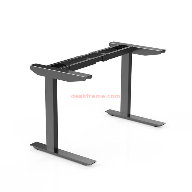  Dual Motor Electric Height Adjustable Standing Desk Sit-Stand Desk for Home Office, Ergonomic Desk, Stable T-Style Legs, Easy Assembly 