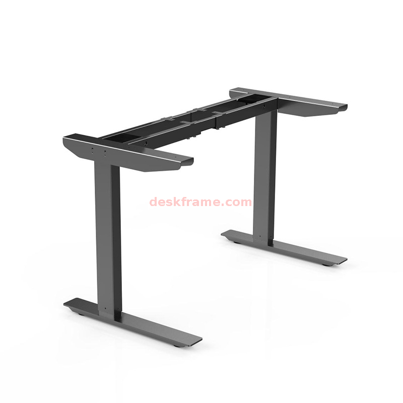  Dual Motor Electric Height Adjustable Standing Desk Sit-Stand Desk for Home Office, Ergonomic Desk, Stable T-Style Legs, Easy Assembly 