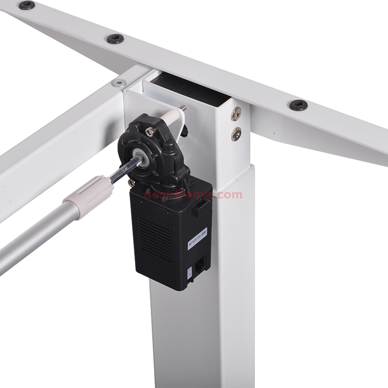  Single Brushless Motor Electric Height Adjustable Standing Desk Sit Stand Up Desk Home Office Computer Desk Memory Preset 