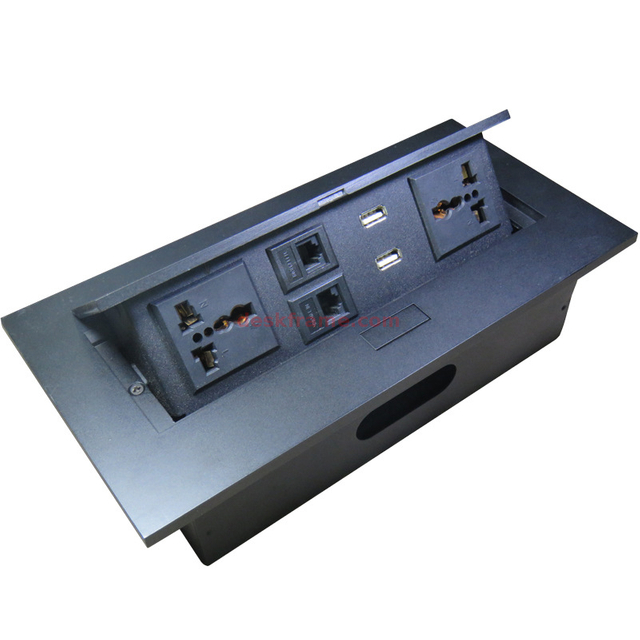 Surge Protector Power Strip - Widely Outlets USB Ports , Wall Mount, Desk USB Charging Station，power Socket