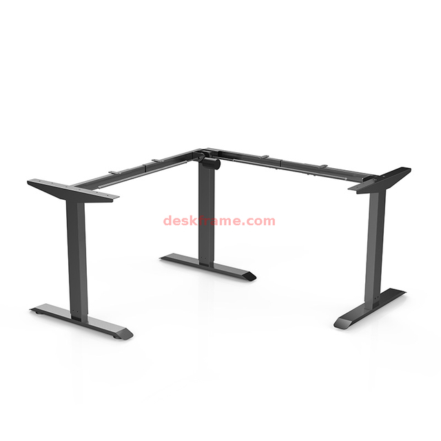 L Desk Frame 3 Legs 90 Angel