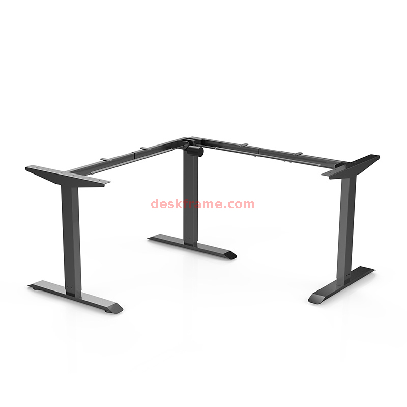 L Desk Frame 3 Legs 90 Angel