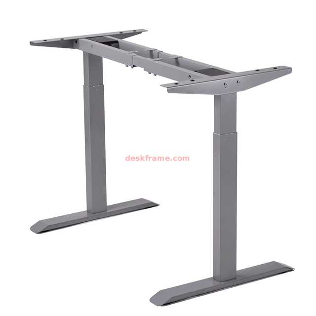 Electric Standing Desk Frame Dual Motor 2 Stage