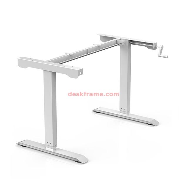 Manual Height Adjustable Desk Frame
