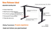 Sit Stand Desk Base Single Motor