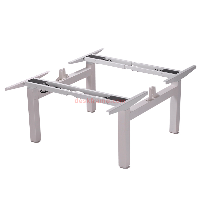 Face To Face Workbenches，office Desk，twin Desks，Custom Metal Frame Office Workstation Desk Staff Desk, Long Computer Sit Stand Desk