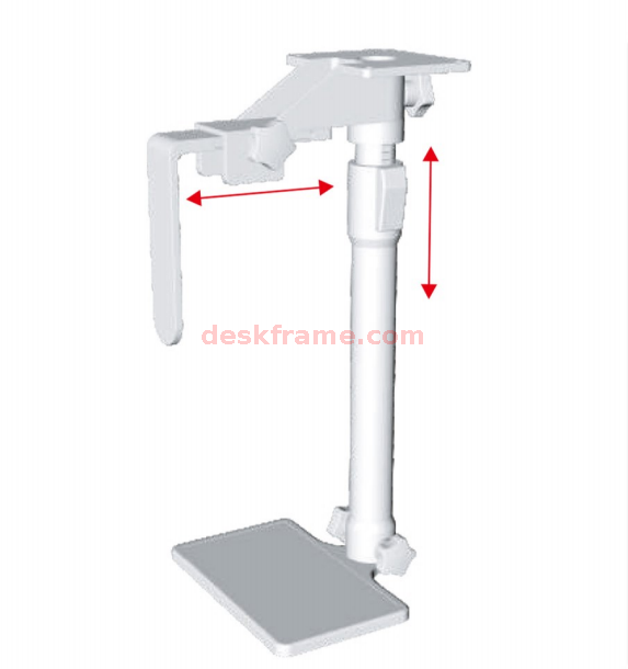 Host Bracket，Computer Tower Stand, CPU Holder Cart Under Desk PC Standing Table Home Office Gaming Accessories 