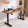  Dual Motor Adjustable Stand Up Desk with Memory Preset, Standing Desk Electric Stand Up Desk Home Office Desk Computer Workstation Sit Stand Desk