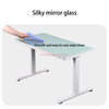Glass standing desk