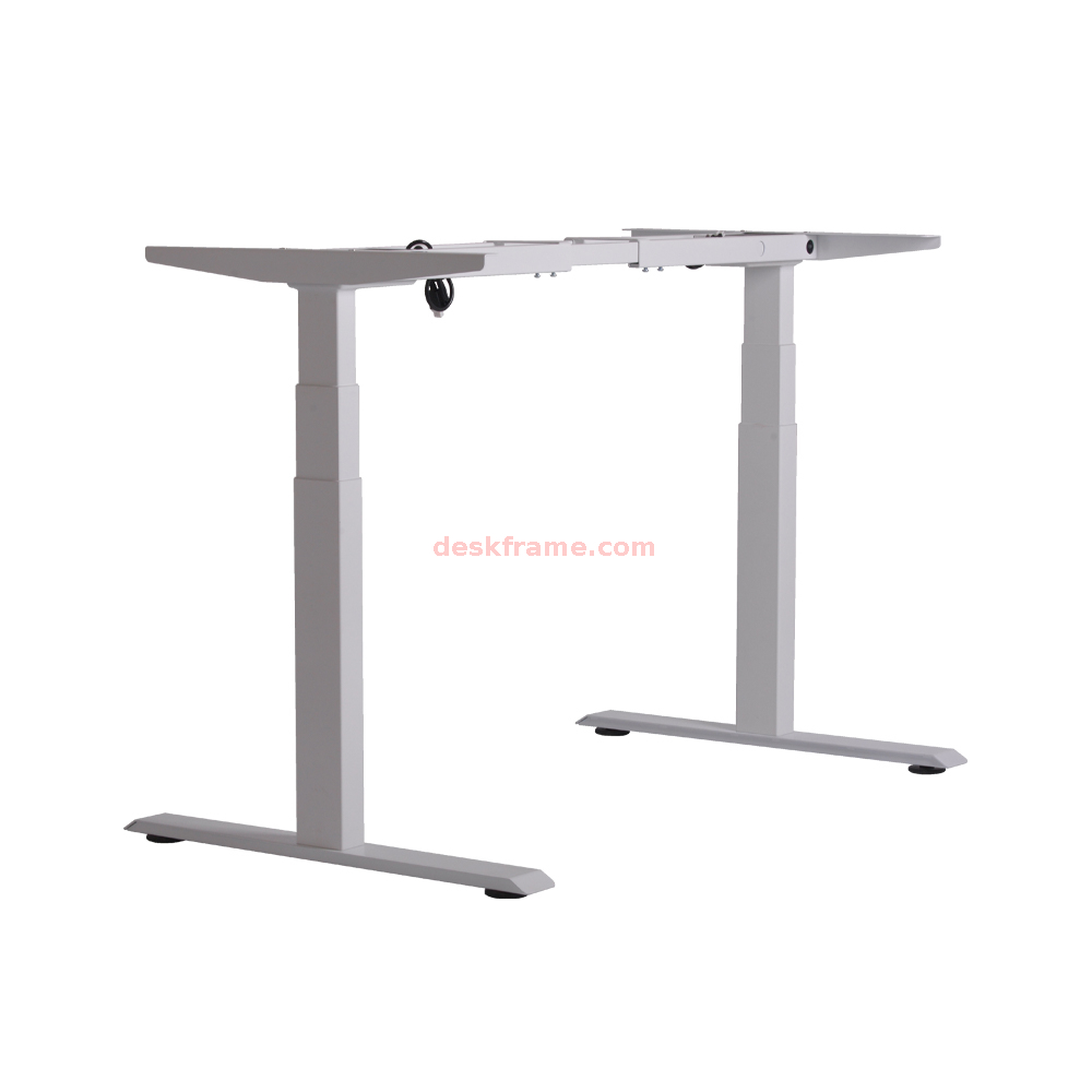 Electric Standing Desk Adjustable Height, 4 Memory Height Settings, Headphone Hook, Cable Manager, Sit Stand Up Desk for Home Office & Computer Workstation