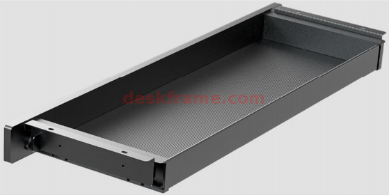 Under Desk Drawer Slide Out for Office, Metal Under Table Drawer, Standing Desk Drawer Attachment, Under Desk Drawer for Desk, Undermount Drawer, Sliding Drawer