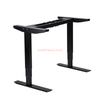  Electric Height Adjustable Standing Desk Sit-Stand Desk for Home Office, Sloped Ergonomic Front Edge, Stable T-Style Legs, Easy Assembly 
