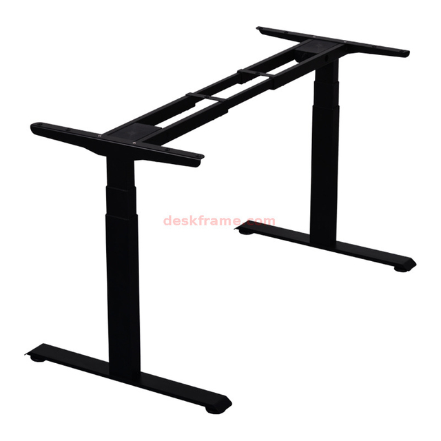  Dual Motor Electric Standing Desk, Adjustable Height Computer Desk, 4 Height Memory Settings, Sit Stand Up Desk for Home Office FRAME