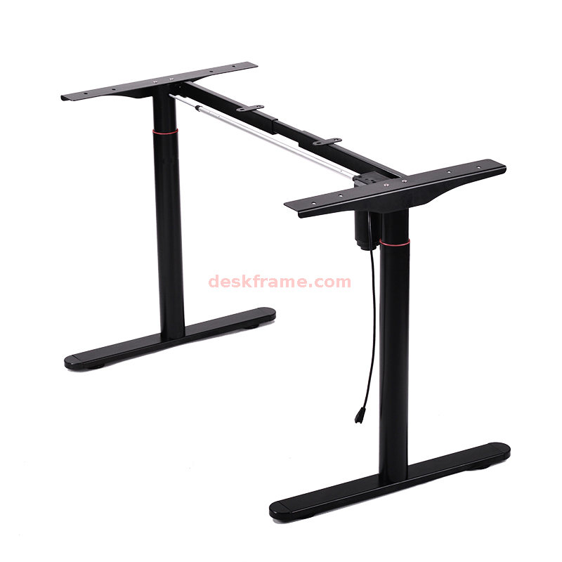 Standing Desk, Electric Stand Up Height Adjustable Home Office Table, Sit Stand Desk with Splice Board，round