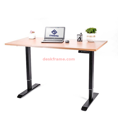 Height Adjustable Standing Desk Single Motor with Table Top