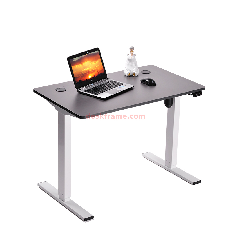 Single Motor Height Adjustable Desk,office Home Desk,Electric Sit Stand Desk
