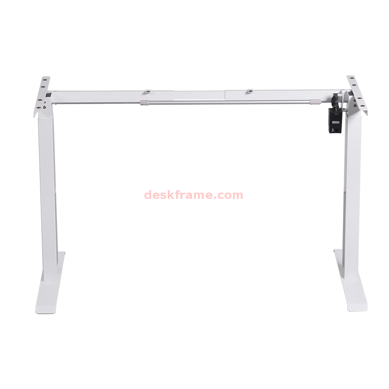  Single Brushless Motor Electric Height Adjustable Standing Desk Sit Stand Up Desk Home Office Computer Desk Memory Preset 