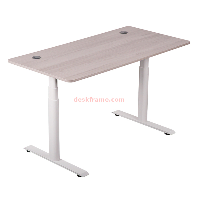  Standing Desk, Dual Motor 3 Stages Adjustable Height Electric Computer Workstation , Drawer, Quick Install