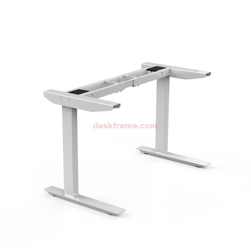  Dual Motor Electric Height Adjustable Standing Desk Sit-Stand Desk for Home Office, Ergonomic Desk, Stable T-Style Legs, Easy Assembly 